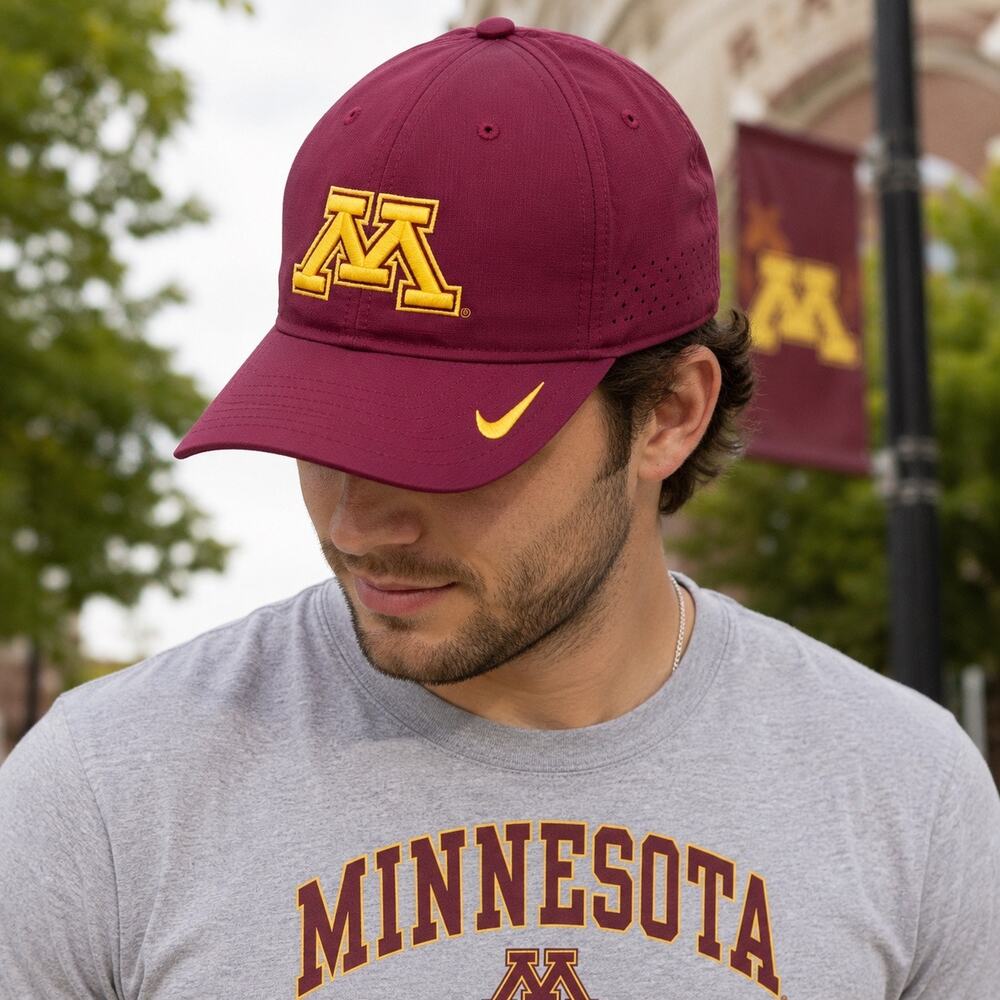 Nike Minnesota Golden Gophers Dri-FIT AeroBill Adjustable NCAA Hat OSFM